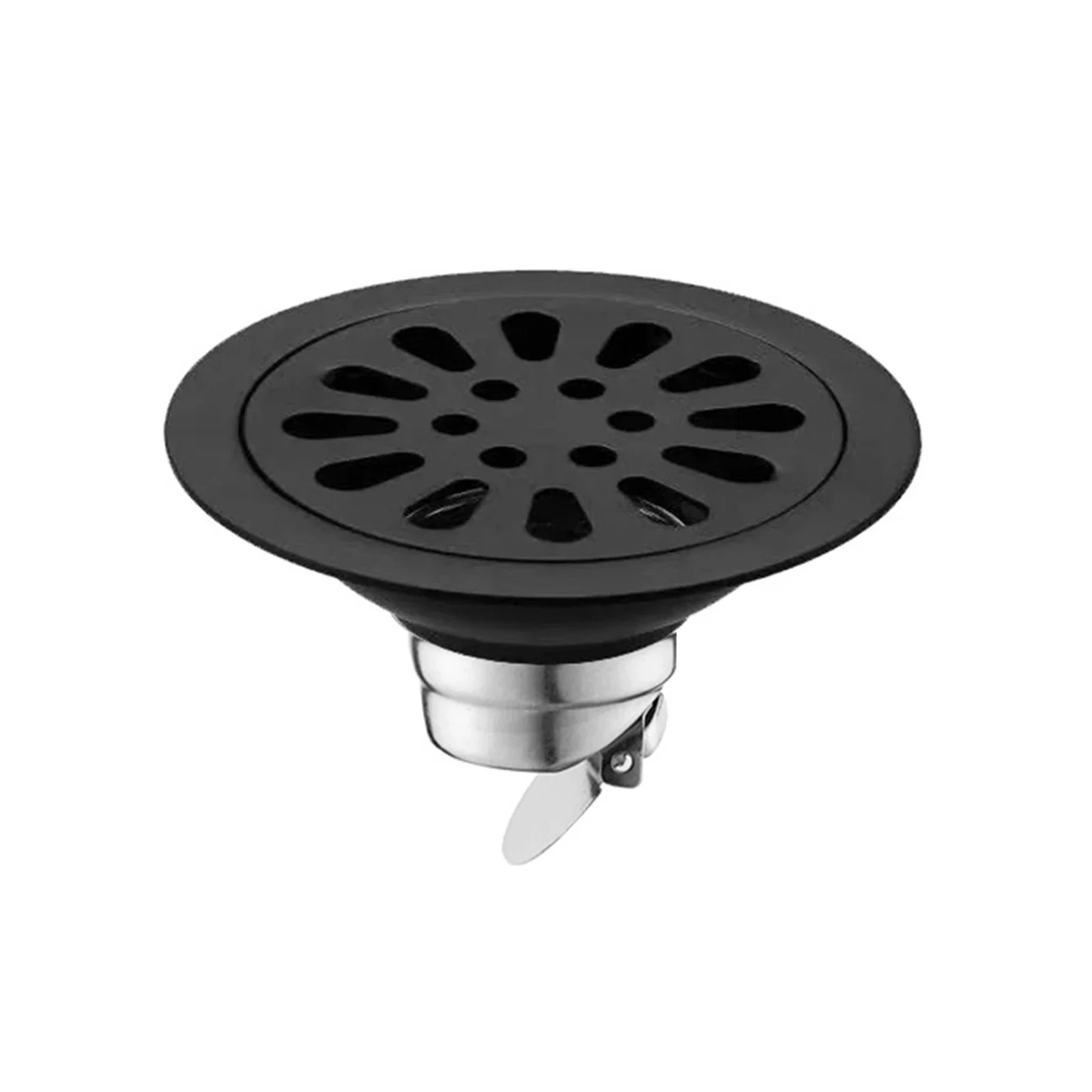 304 Stainless Steel Floor Drain Backflow Preventer For Bathroom Advanced Control Water Discharge And Seal Mechanism