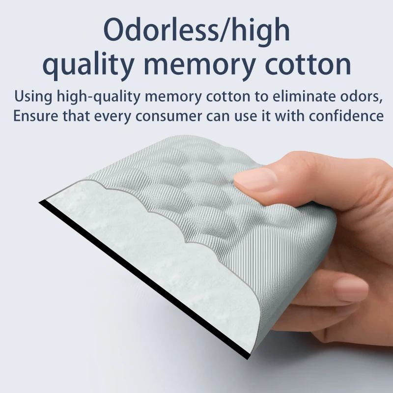 Keyboard Pad Set Memory Foam for Office Computer Laptop Easy Typing Pain Relief Keyboard Wrist Rest Mouse Pad Computer Mouse Pad