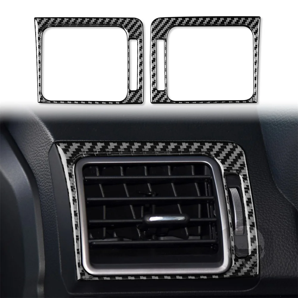 

for Subaru Forester 13-18 Instrument Large Air Vents Sticker Carbon Fiber Decorative Sticker 2pcs