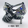 Latin Dance Shoes Full Rhinestone Girls Latin Dance Shoes Soft Bottom Adult SALSA Diamond Salsa Latin Ballroom Shoes 5