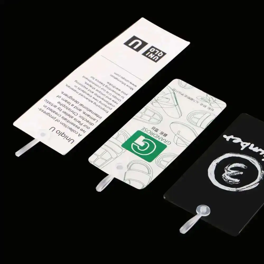 200pcs 플라스틱 매달려 와이어 링 버클 끈 레이블 카드에 대 한 스냅 단추 소매점에 메쉬 경사 케이지에 태그 홀더