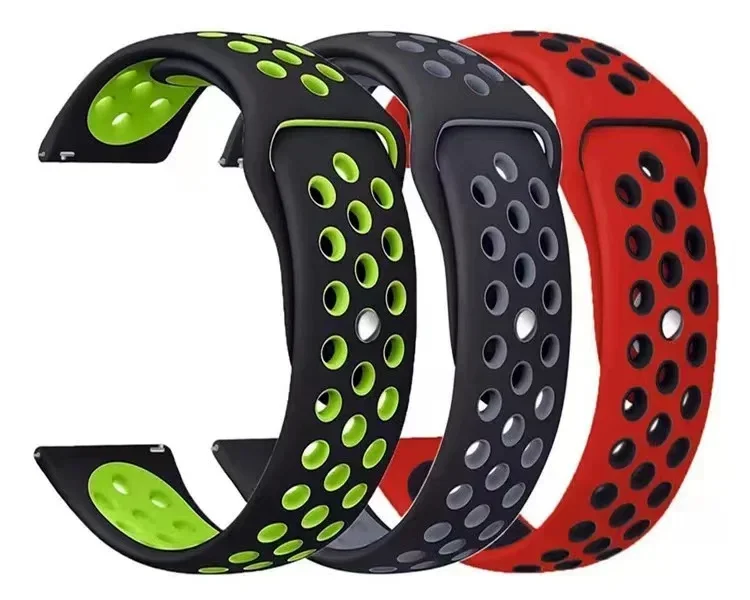 Versatile Sports Silicone Watch Strap (Multiple Sizes)