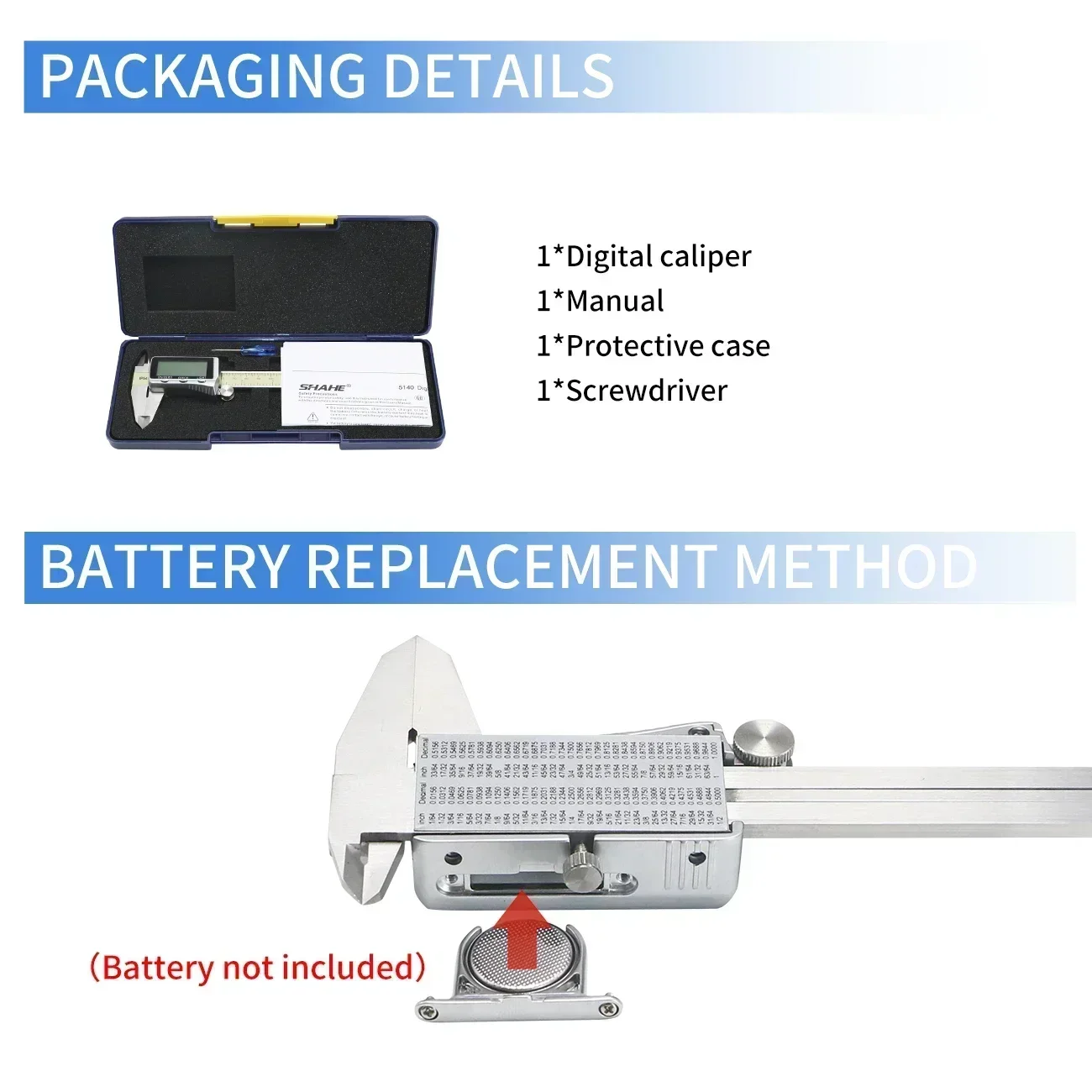 SHAHE Digital Caliper 0-6