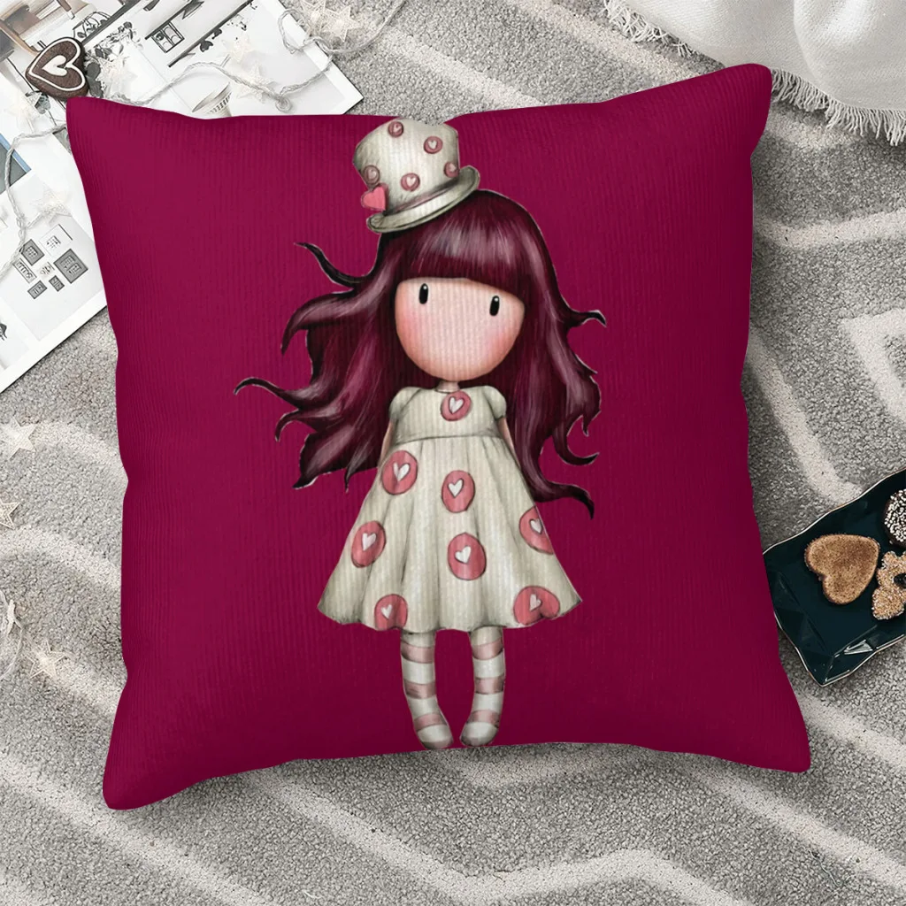 Cappello Fodera Per Cuscino In Poliestere Santoro Gorjuss Ragazza Divano Auto Decorativo Traspirante Cojines Decorativos