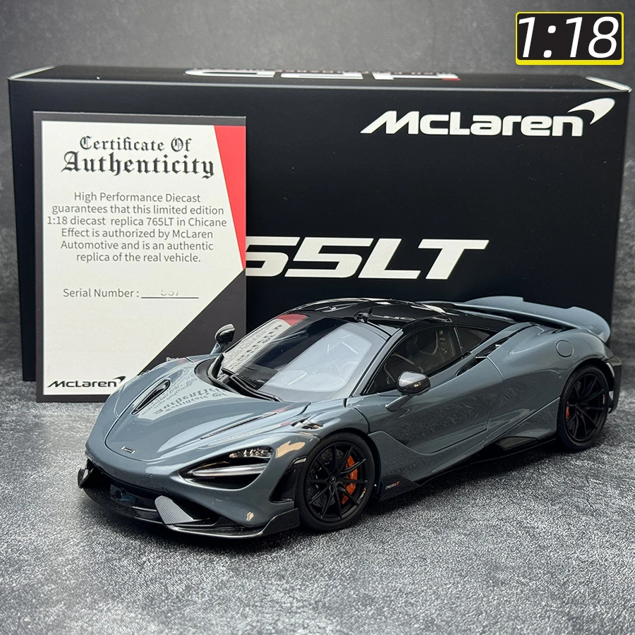 HPD 1/18 マクラーレン 765lt HPD 18001 1:18 McLAREN 765LT (CHICANE EFFECT) GRAY L.E. OF