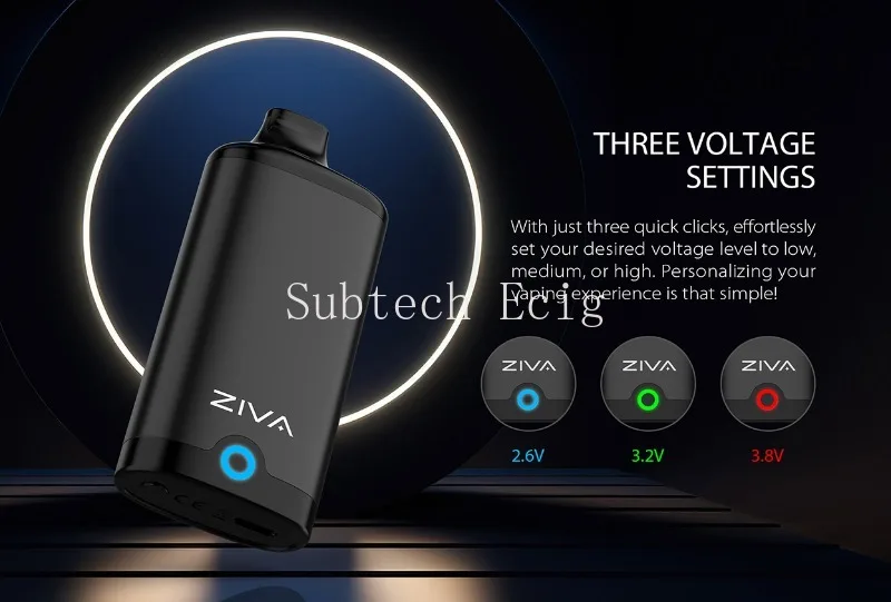 Yocan Ziva Vape Pen Batterie Mod 650mAh wiederauf ladbare Typ-C-Lade-Vape-Stifte für Gewinde dicke Öl wagen Patronen_S188c2c36373b416182fe6436e364f3b9u