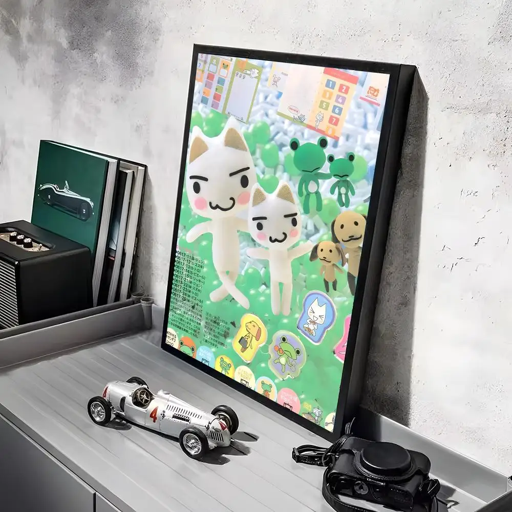 Klassisches Anime I_Inoue Toro-Poster mit süßer Katze, dekorative Wandkunst, Aufkleber, Wandbild, Fotodruck für Zuhause, Wohnzimmer, Flur, Dekoration – Detail 13