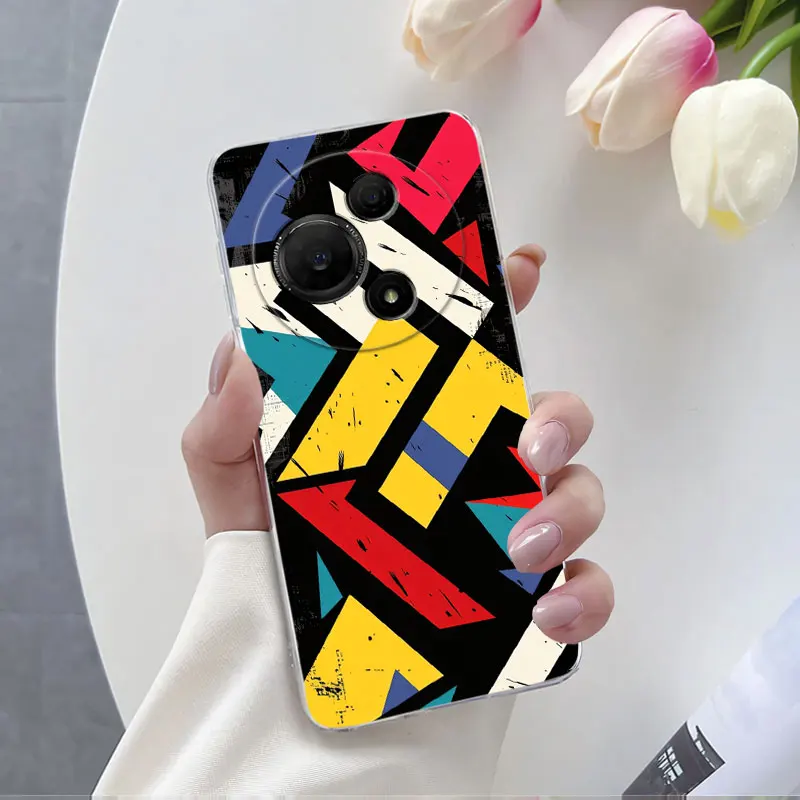 Flower Marble Clear Soft Silicone Phone Case - Enhanced Protection and Style