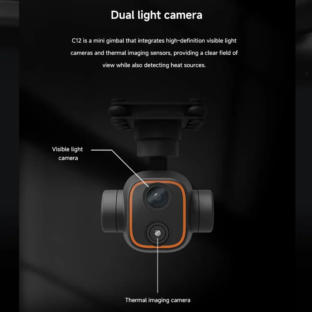 Drone Jouet Enfant avec Caméra Thermique 2K Suivi Dynamique