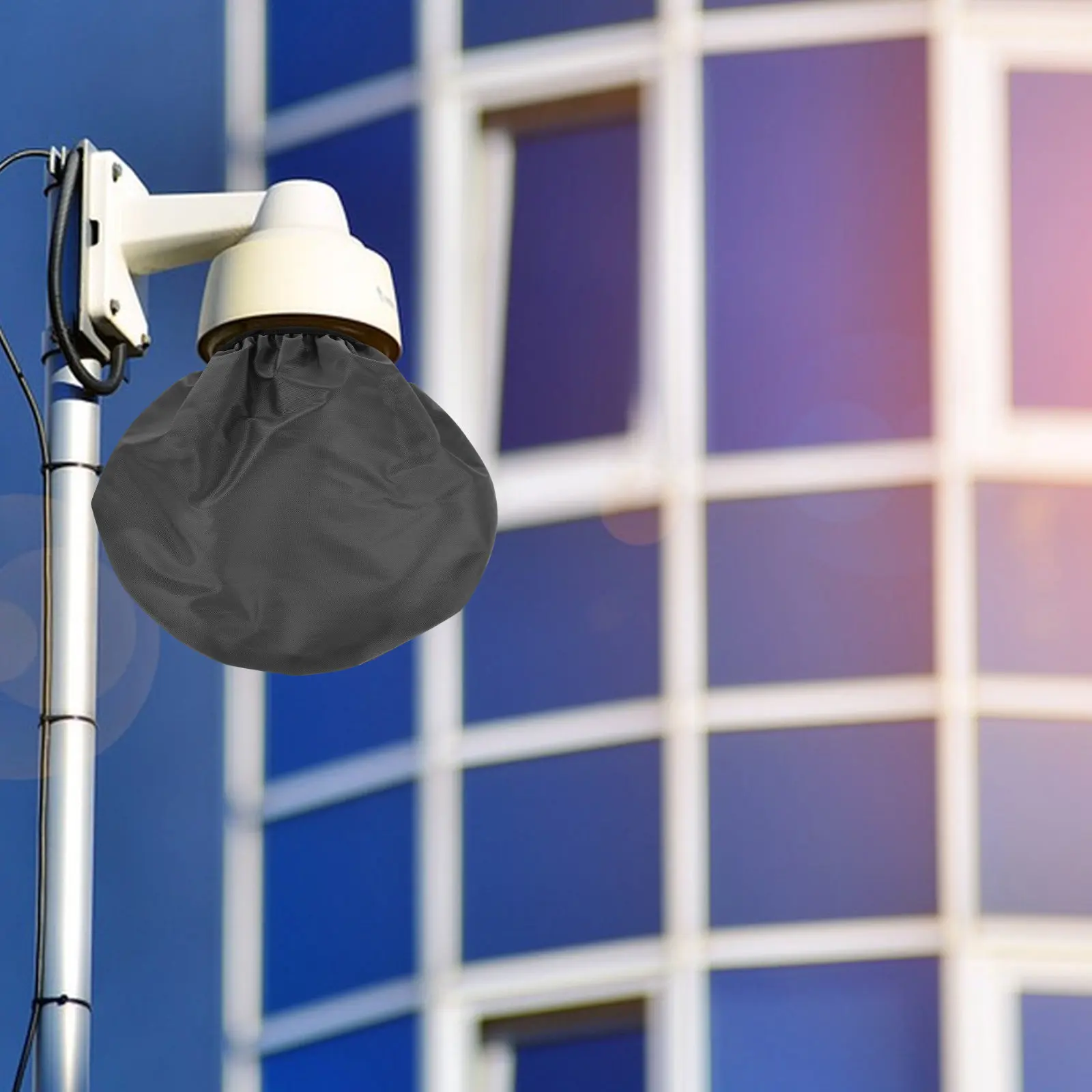 실내 보안 카메라 개인 정보 보호 커버 회의실 사무실 상업 공간용 반구형 램프 갓 14-18Cm 부드러운 직물