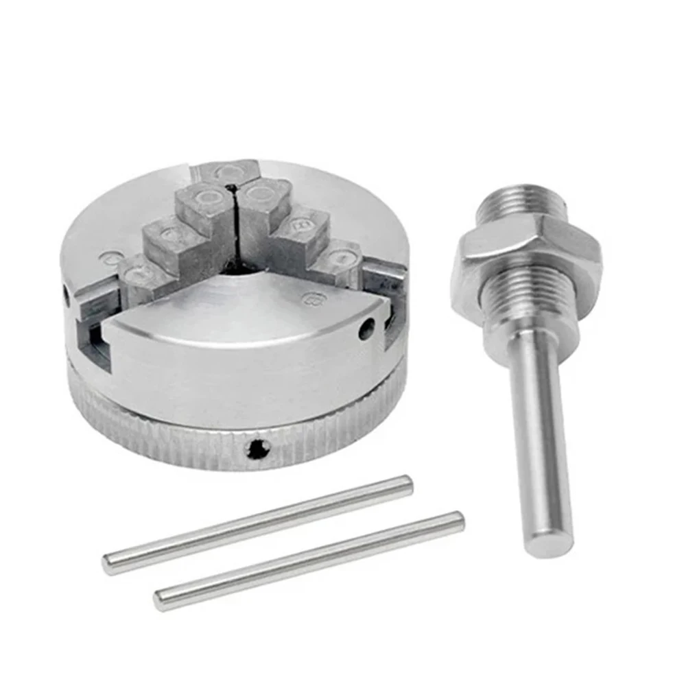 Zinc Alloy 3 Jaw 4 Jaw Chuck Connecting Rod Self Centering Wood Turning Chuck Optional Clamp Accessories For Mini Metal Lathe