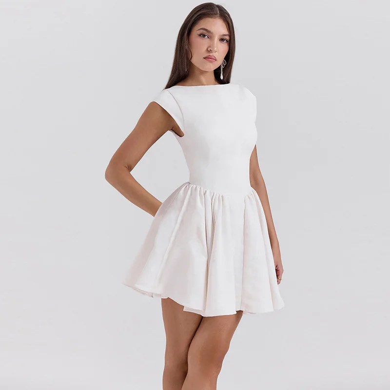 Fantoye Sexy Backless A-line Women Dress Black Sleeveless High Waist Dress Female Autumn Slim Elegant Party Clubwear Vestidos 7 Fantoye Sexy Backless A-line Women Dress Black Sleeveless High Waist Dress Female Autumn Slim Elegant Party Clubwear Vestidos