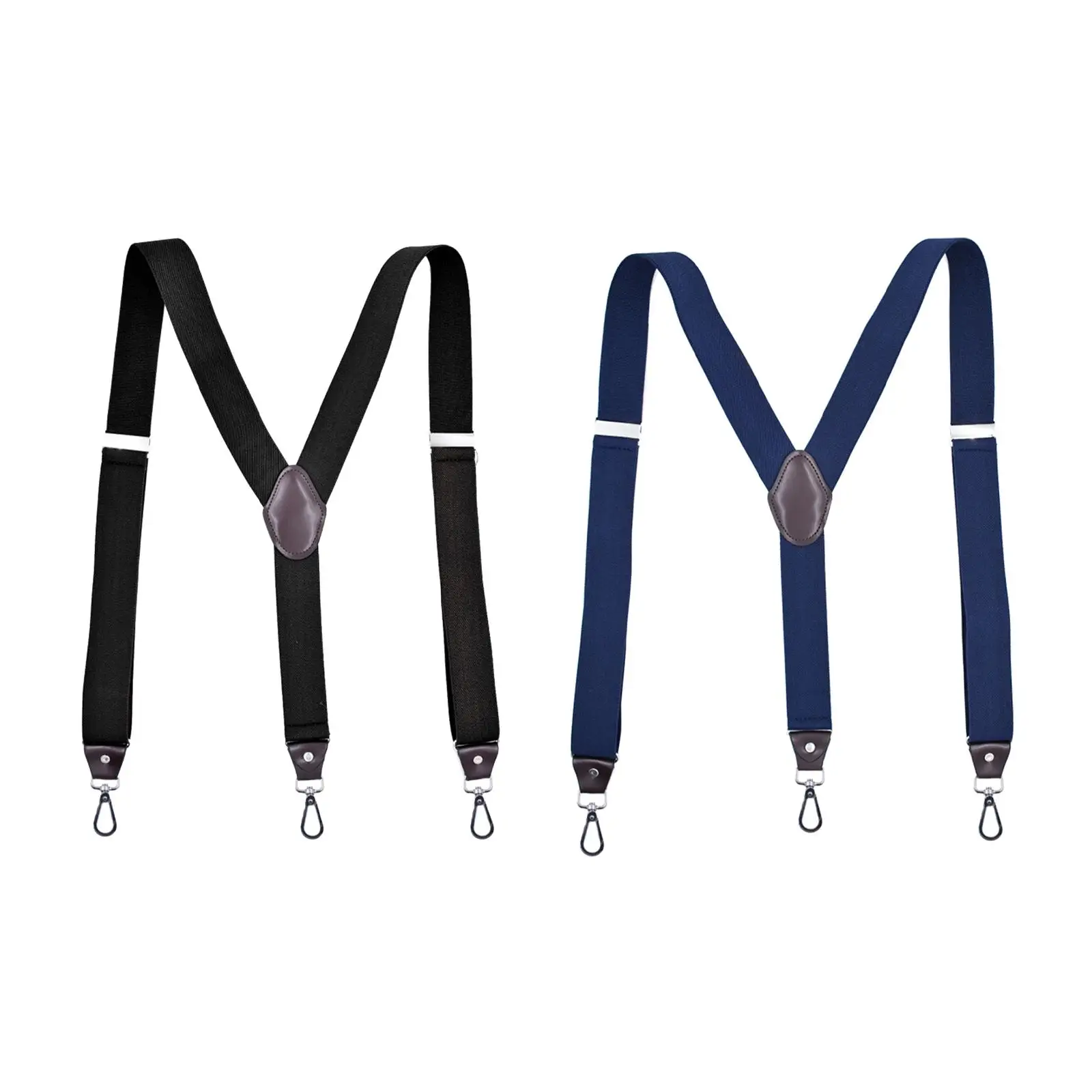 

Men's Suspenders Unisex 3 Hooks Heavy Duty for Pants Adult Work Gift Skirt