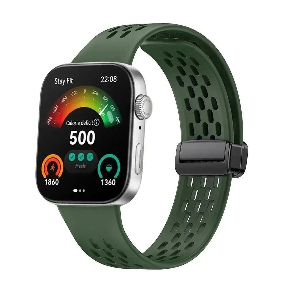 Sport Strap Soft Silicone Band with Magnetic Buckle