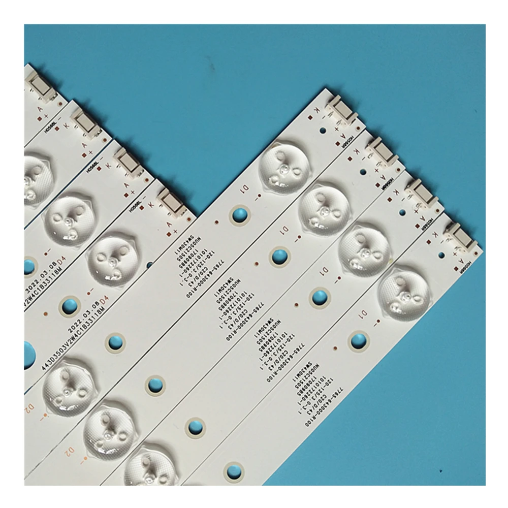 Striscia Led Per Retroilluminazione Tv Lg, Lampada Da 43 ", Led 43 Ug620V 43 Uj620V 43Uj6200-Ua