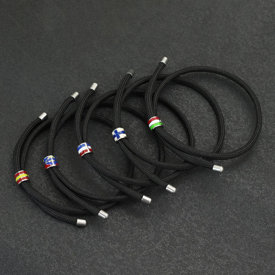 Stainless Steel Adjustable Paracord Bracelet for Men