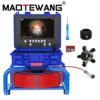 Sewer Inspection Camera 9 inch DVR Sewer Pipe Camera Meter Counter Endoscope Camera Borescope camera with and Self-Leveling 512H 1