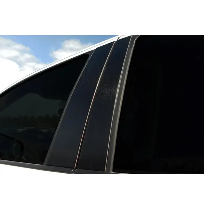 

Matte Black Car Stickers for Honda City GM4/5/6/8/9 2015 2016 2017-2019 Window Trim Cover BC Column Strip Pillar Posts Styling