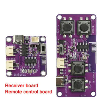 Kit modulo ricevitore telecomando per auto giocattolo a quattro canali ricaricabile da 2,4 g per veicoli telecomandati wireless fai da te barche robot