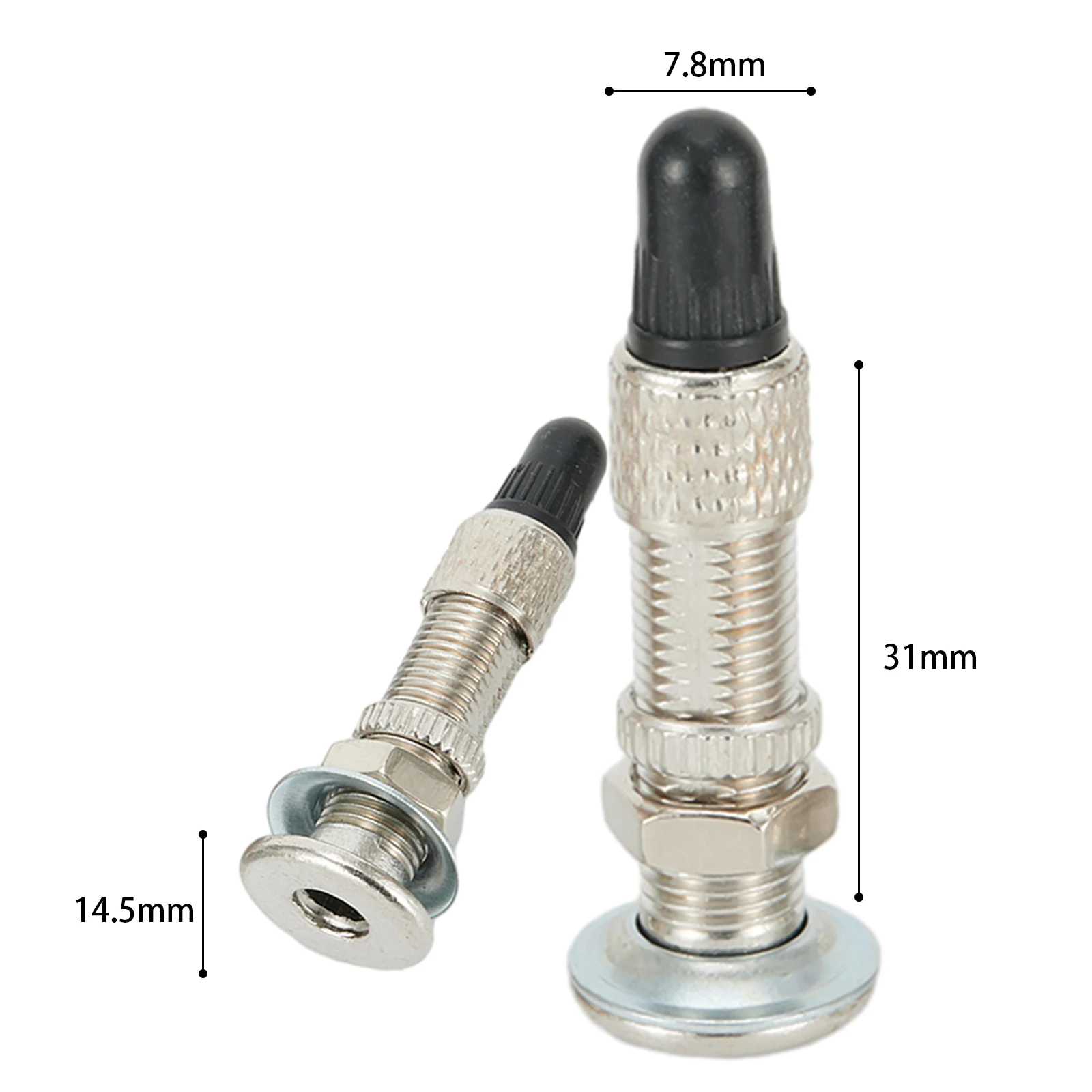 Bicycle Tubeless Valve Bike Dunlop Valve  Woods Valve English Valve  Tyre Air Valve Core Repair Tool Tire Valve Core With Cap