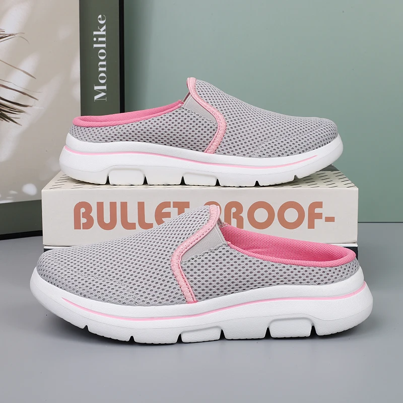 Große Größe 47 48 49 halbe Schuhe für Männer Frauen Unisex Hausschuhe Sommer lässig Mesh Slip on Schuhe Bestseller für Drops hipping – Detail 23