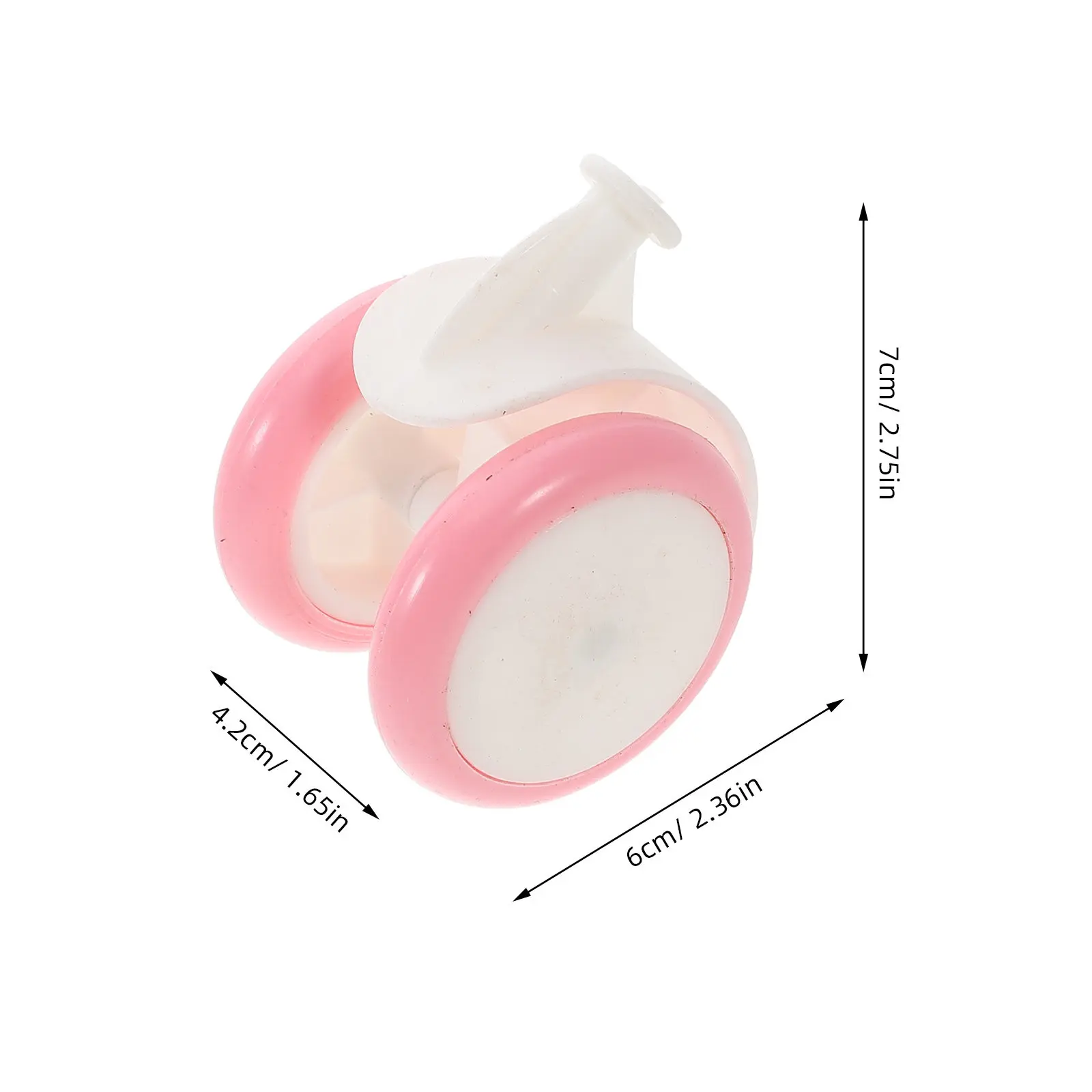 4Pcs 용 보행기 교체 범용 바퀴 플라스틱 고무 부드러운 롤러 교체 액세서리 용 바퀴 부품