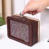 Money Box with Counter Wooden Money Cash Vault Handmade Money Storage Bank with Saving Money Goal Money Save Box for Child Adult 2