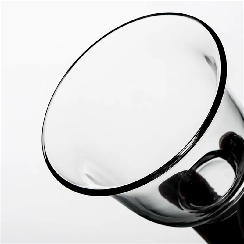 80ML Transparent High Borosilicate Glass Gaiwan Tea Cover Bowl Tea Cup and Lid Heat Resistant Small Teacup Kung Fu Set Acces