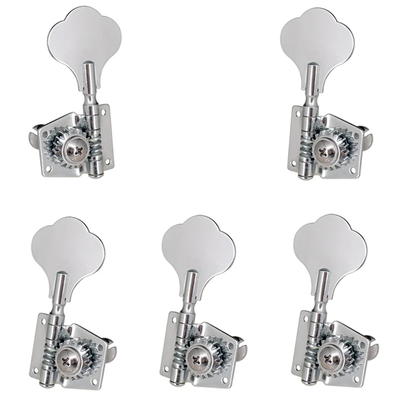 

5 шт., винтажные открытые колышки для струн бас-гитары 1L4R