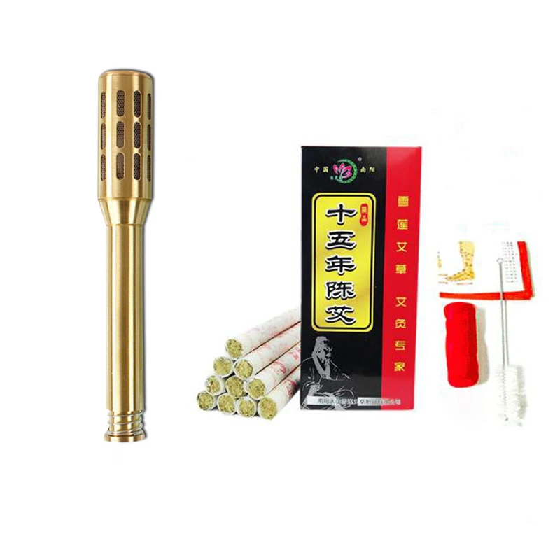 

Pure copper extra-large moxibustion stick moxibustion stick warm moxibustion stick body meridian domestic moxibustion box applia