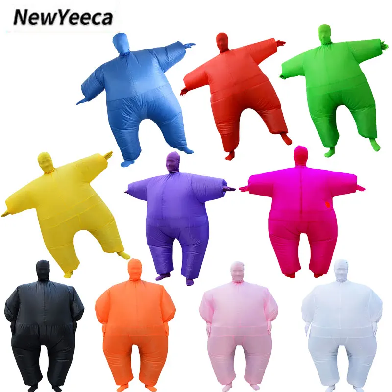 Funny Man Inflatable Bodysuit Men's Halloween Cosplay Costume Christmas Carnival Festival