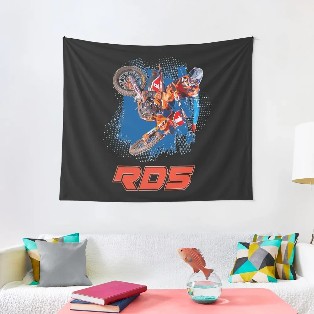 

Ryan RD5 Dungey motocross Dirt bike Champion 5 Gift Design 2021 2022 Tapestry Hanging Wall Home Decorations Aesthetic Tapestry