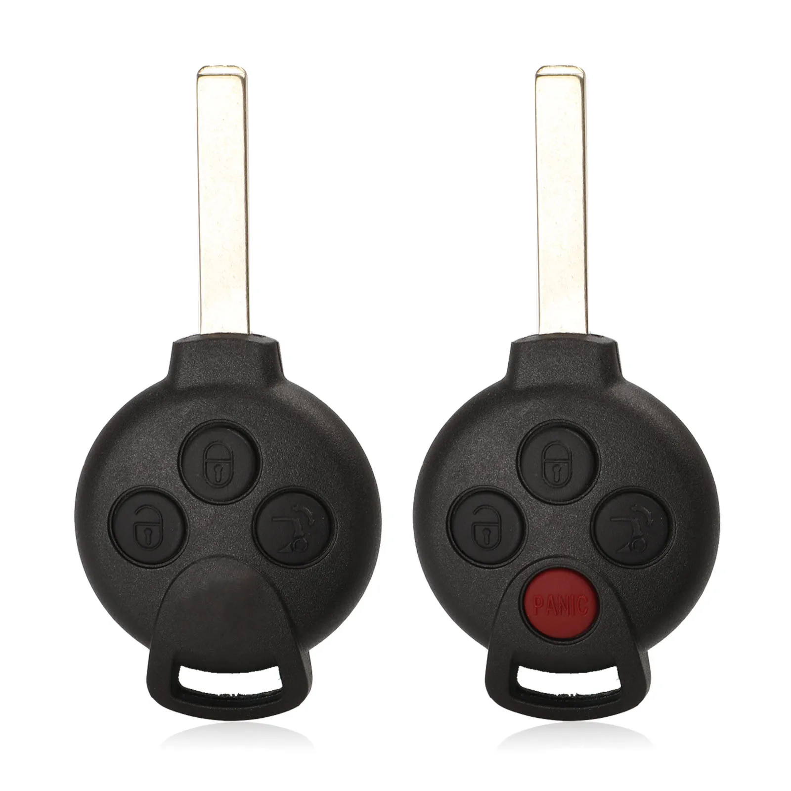 New Remote Key Case Cover 3/4 Buttons For MERCEDES BENZ MB Smart Keyless Entry Fob Car Key Shell