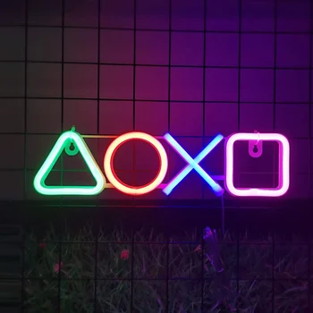 Game Controller Neon Sign for Game Room Decoration - Game Neon Sign for Teen Boys Room Decor, LED Game Neon Sign Game Wall Decor 1
