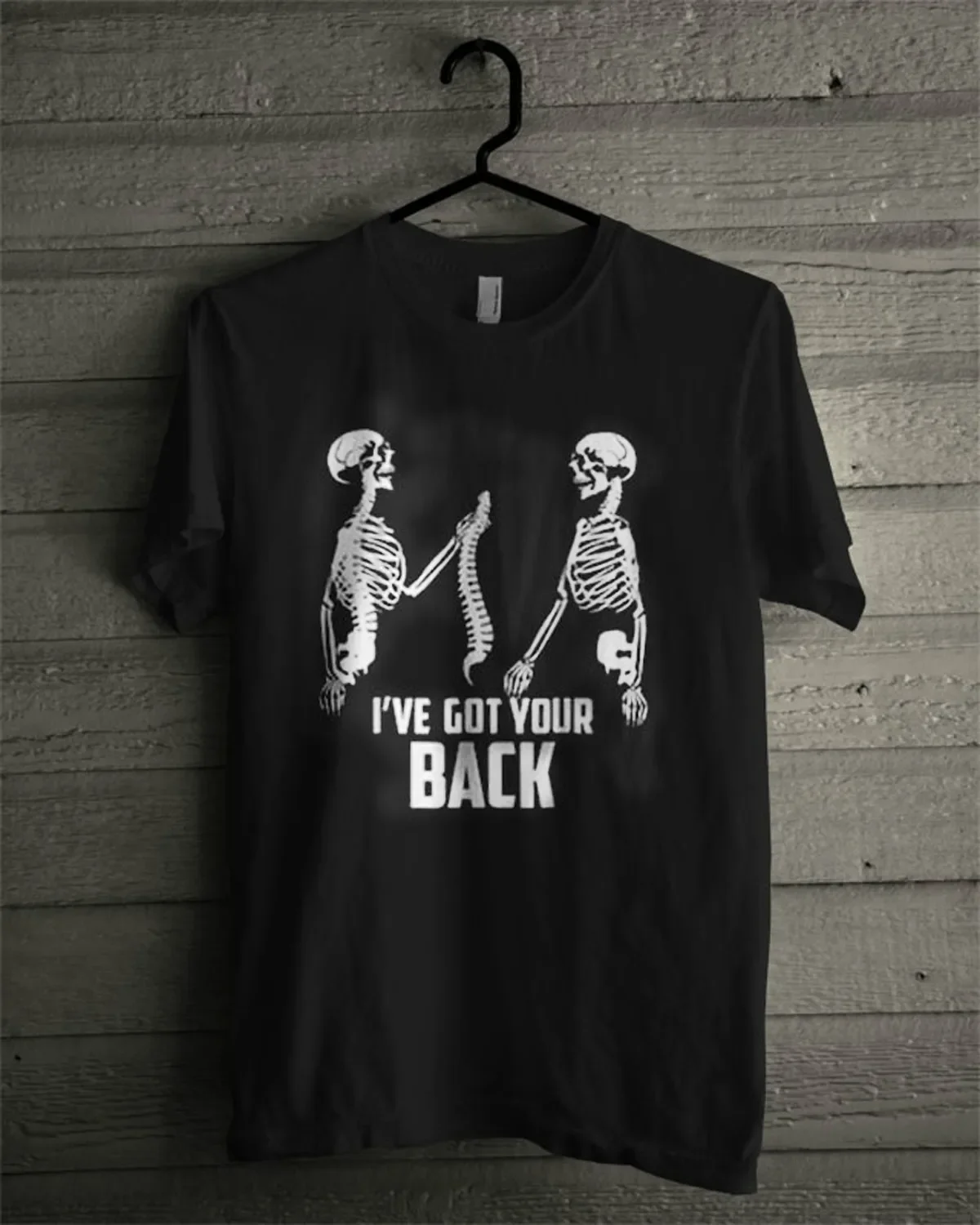 

Я получил вашу спину. Футболка мужская с коротким рукавом и круглым вырезом, 100% хлопок