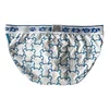 New Cute Bear Print Elasticity Briefs, Plus Size Men's Underpants, Gay Bear Proud Underwear, Sexy Cuecas White/Blue L XL XXL 3XL 4
