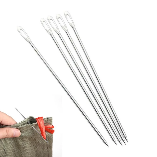 Stainless Steel Knitting Needles  Hand Sewing Needles Large Eyes - 20pcs Large  Eye - Aliexpress