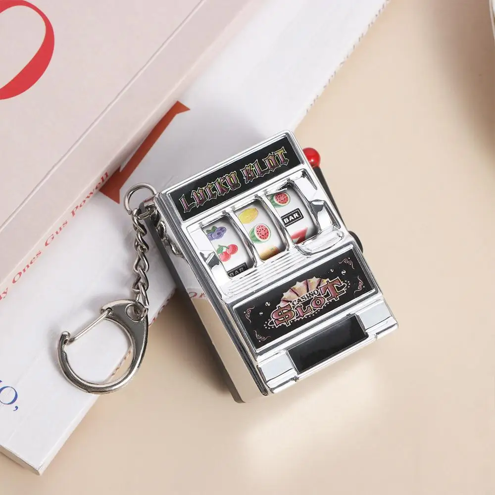 Funny Toys Funny Games Antistress Toys Gag Toys Lucky Jackpot Keyrings Slot Machine Key Chains Fruit Machine Safe Machine