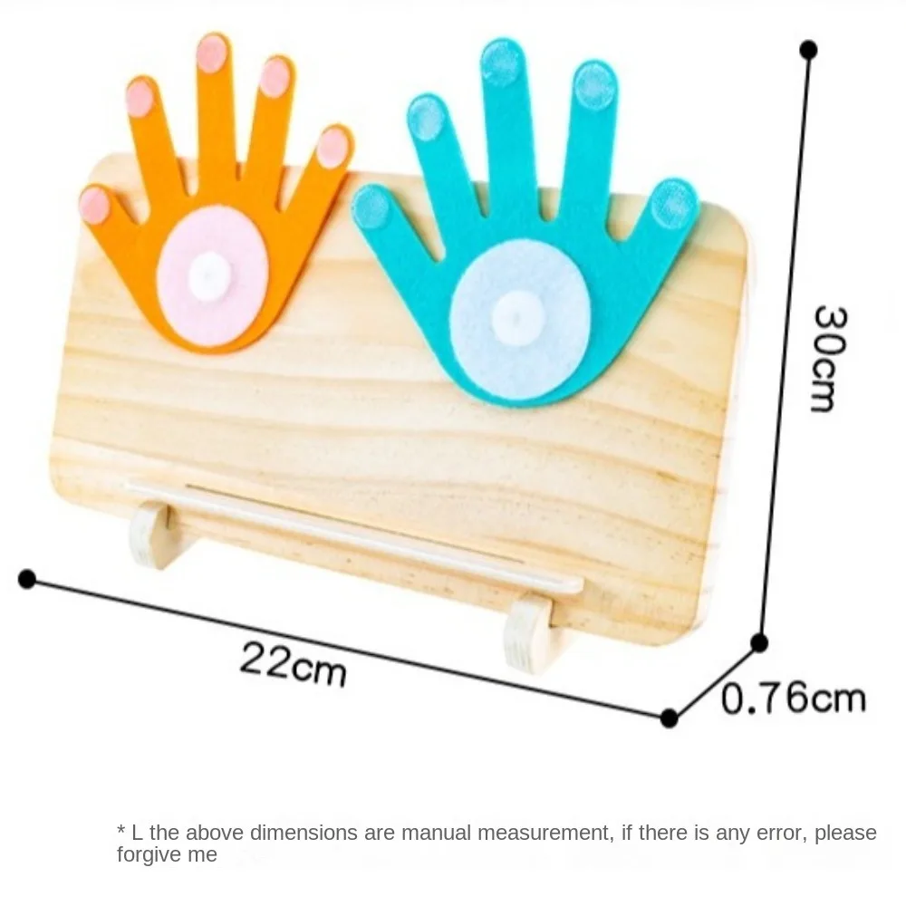 2 in 1 Preschool Learning Toys Learning Math Operations Diversity Training Montessori Toys Wooden Finger Arithmetic