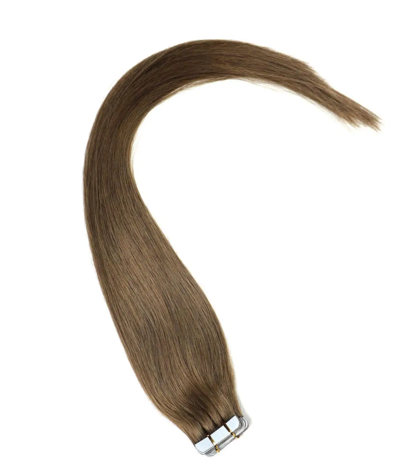 Machine Made Remy Tape Hair Human Hair Extensions 30g-70g 14" 16" 18" 20" 22" 24" 20pcs/pack Tape In Skin Weft ZZHAIR