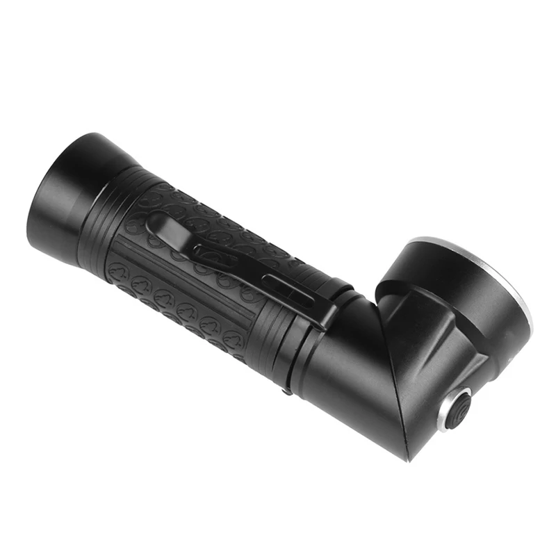 T6 + COB 90 Degree Rotating Working Flashlight Powerful LED Torches Lamp Portable White/Red Light Flashlights For Outdoor Camping led flashlight led flashlights led torch light