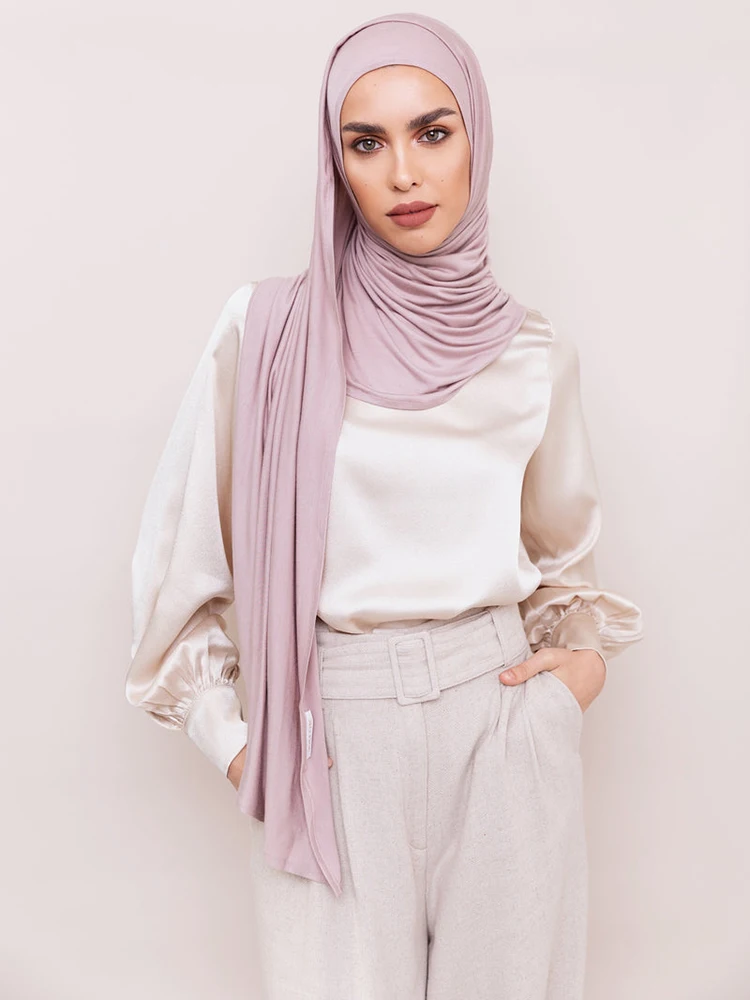 Высококачественный мгновенный хиджаб, Джерси, хиджабы для женщин, шарф, женский тюрбан, головная повязка для женщин, фуляр, Женский Рамадан