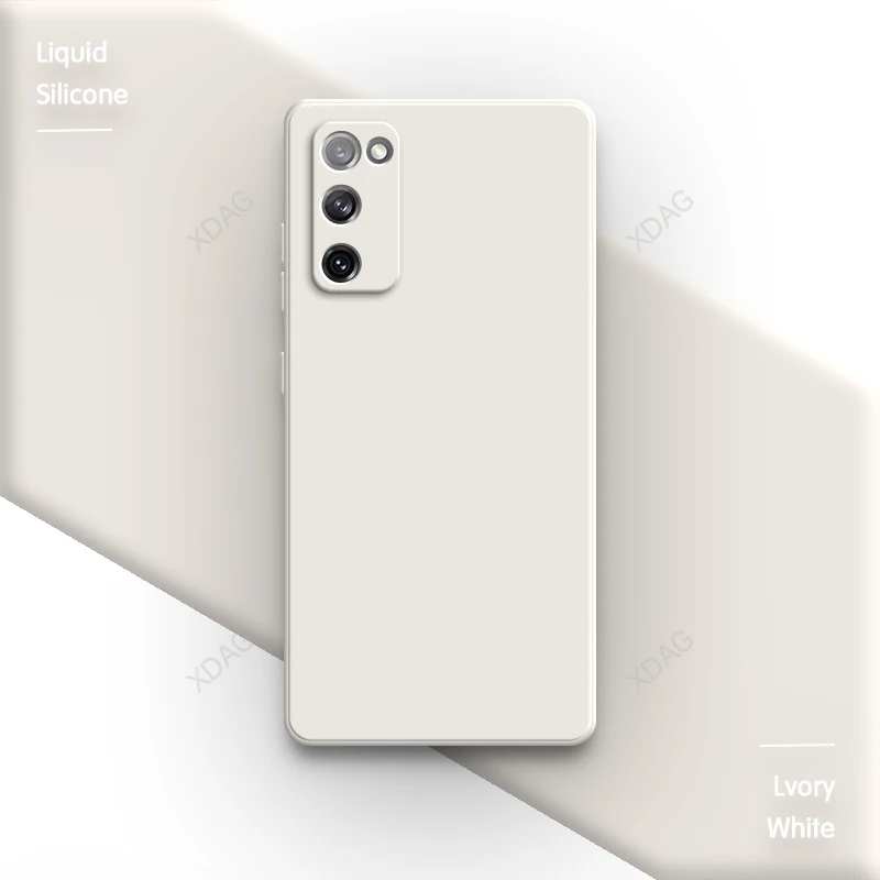 Sleek Soft Liquid Silicone Phone Case - Plain Candy Color Back Cover