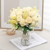Peony Artificial Flowers High Quality Silk Roses