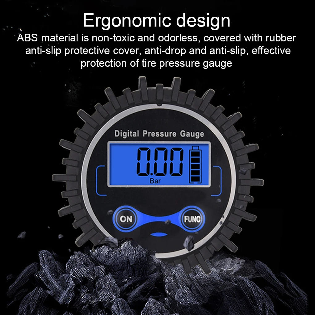 

Автомобильный измеритель давления в шинах цифровой 1 4-дюймовый измеритель интерфейса