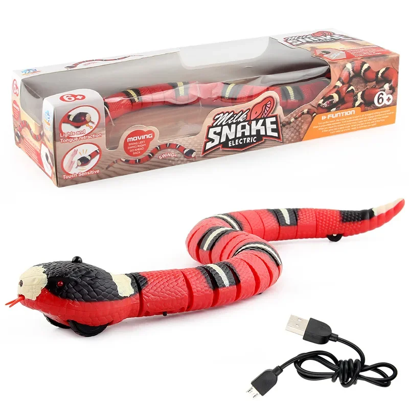 Remote Controlled Sensing Reptile Toy Prank Snakes Funny Gadget Realistic Moving Eyes Snake Design Plastic Toy from Mainland Chi