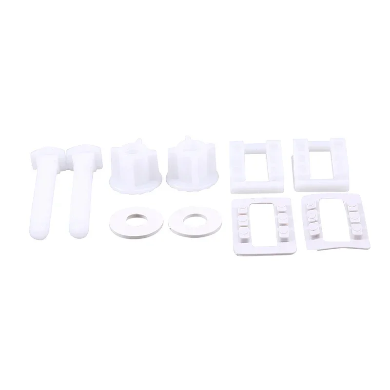 Plastic Toilet Seat Hinge Bolts Screws Universal Toilet Seat Bolts Replacement Fixing Fitting Kit 1Set