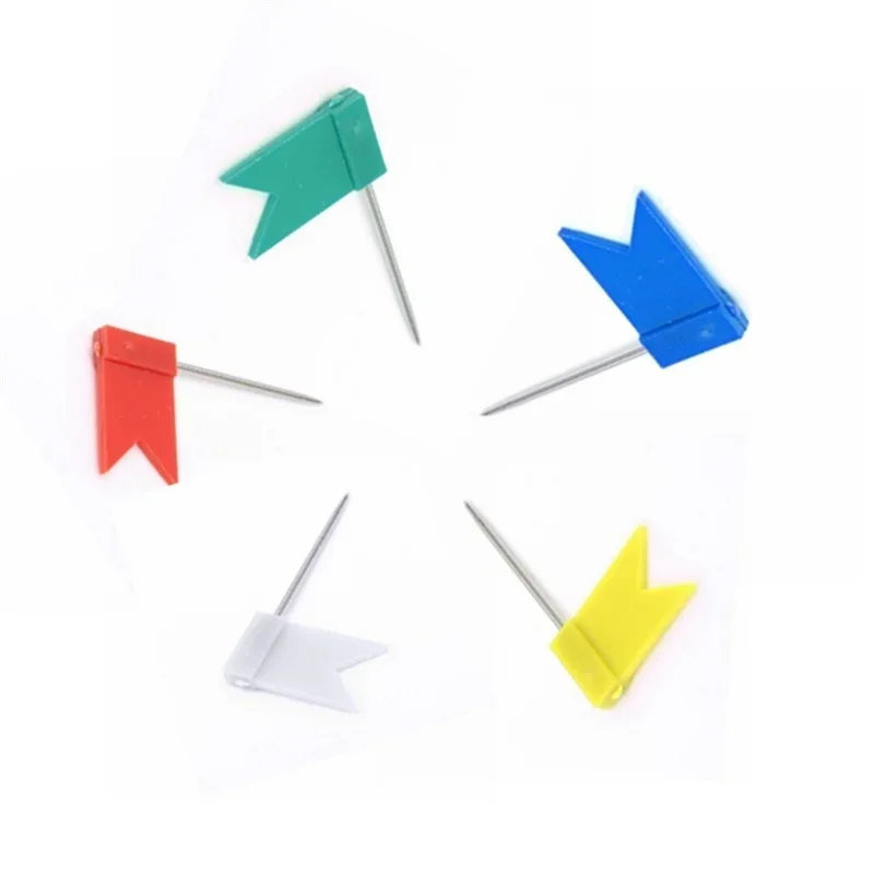 20pcs/set Flag Thumbtack Nail Pushpin Cork Board Map Drawing Tacks for Home Office School Stationery Supplies push pins