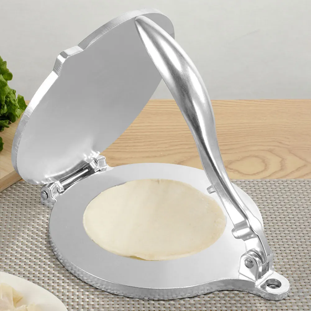 Aluminium Alloy DIY Tortilla Press Maker 16/20cm Manual Corn Tortillas Dough Pressing Tools Kitchen Cooking Gadget Accessories Tortilla Press