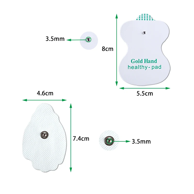 Electrode Pads Self-Adhesive Electrode Pad Gel TENS Electric Muscle Stimulator Replacement Patch For Acupuncture Moxibustion Physical Therapy